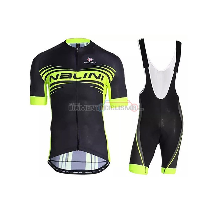 Abbigliamento Ciclismo Nalini Manica Corta 2021 Nero Giallo (5)